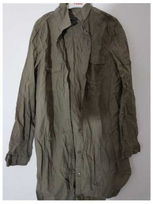 Camasa dama lunga culoare kaki In Extenso
