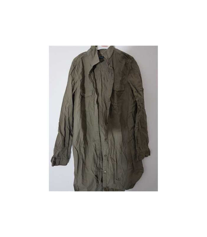 Camasa dama lunga culoare kaki In Extenso