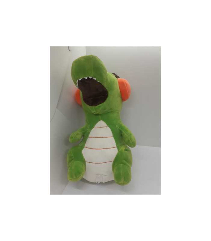 Jucarie de plus Dinozaur cu casti 29 cm