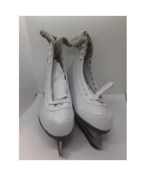 Patine culoare alb accesorizate cu blanita sus Sturdy