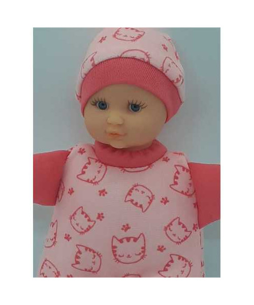 Papusa bebelus pentru fetite 16 cm