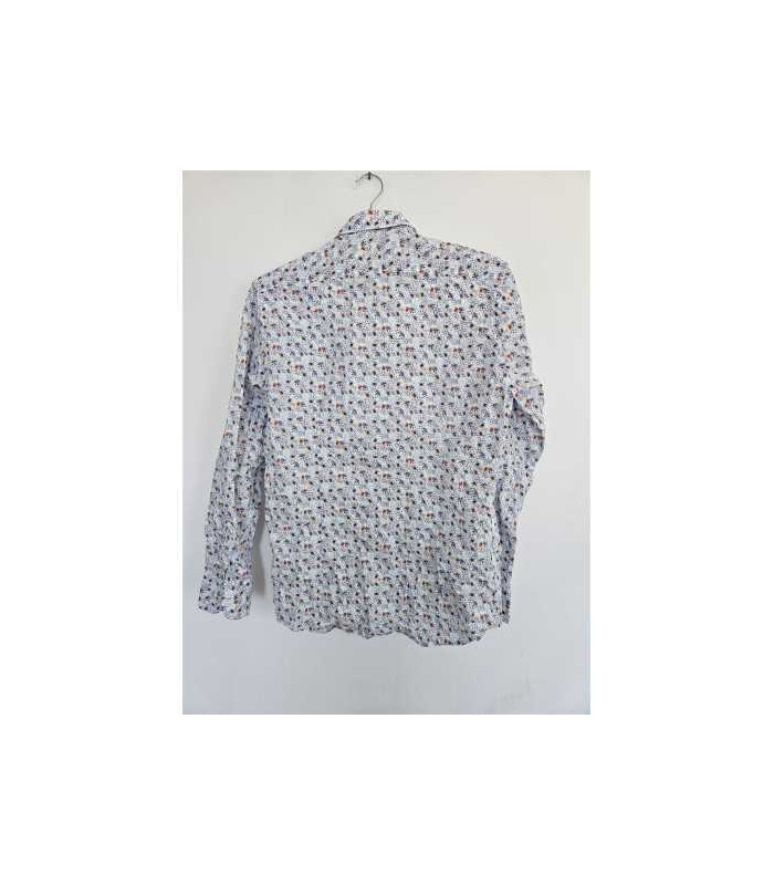 Camasa barbateasca cu model multicolor BIGOTTI Slim