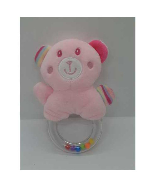 Zornaitoare ursulet de plus cu bile colorate