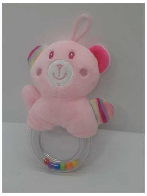 Zornaitoare ursulet de plus cu bile colorate 2