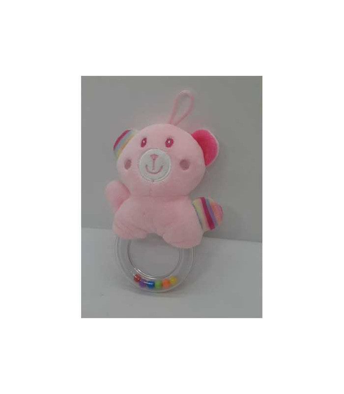 Zornaitoare ursulet de plus cu bile colorate