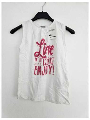 Maieu pentru fetite cu scris colorat imprimat BASICS