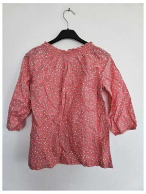 Bluzita de vara pentru fetite cu imprimeu buline TEX 2