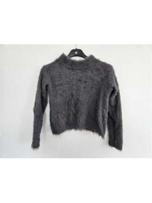 Pulover pufos pentru fetite model scurt in talie H&M