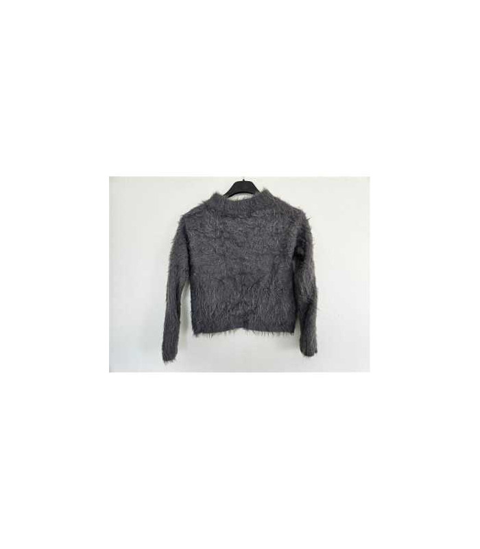 Pulover pufos pentru fetite model scurt in talie H&M