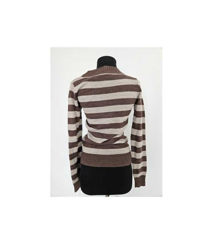 Pulover dama tricotat model cu dungi Terranova