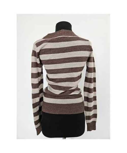 Pulover dama tricotat model cu dungi Terranova