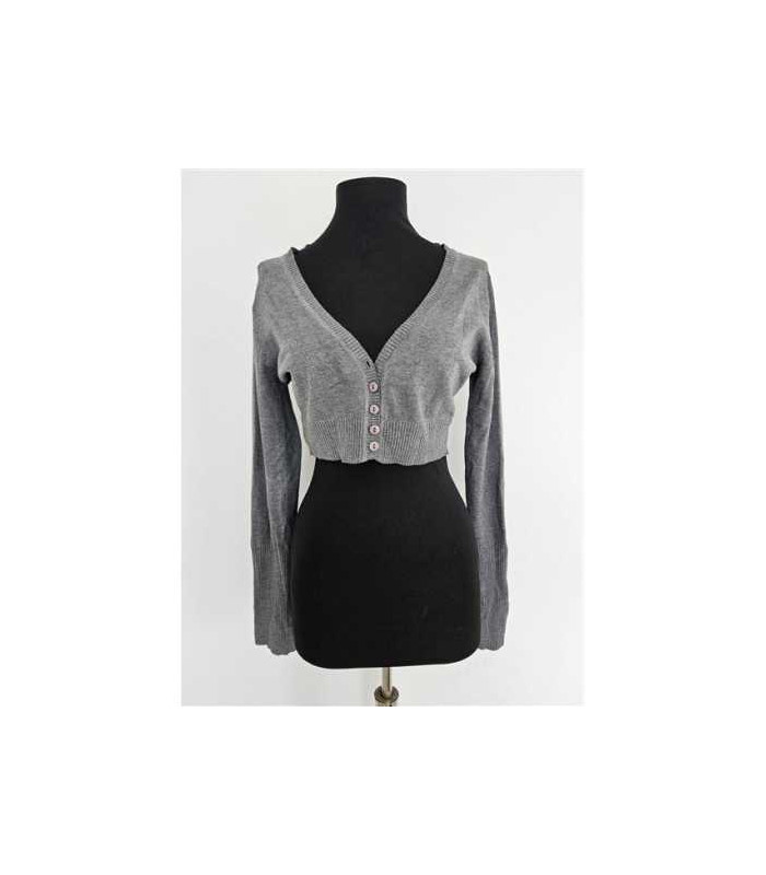 Pulover dama tricotat model scurt in talie