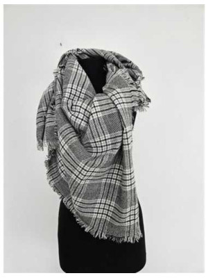 Esarfa dama model cu franjuri pentru iarna