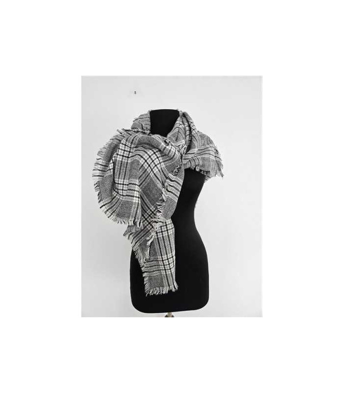 Esarfa dama model cu franjuri pentru iarna