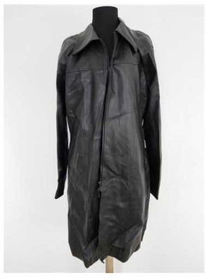 Palton dama cu aspect din piele Wanwest