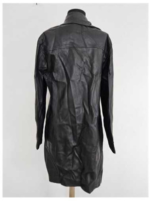 Palton dama cu aspect din piele Wanwest 2