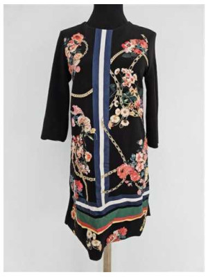 Rochie dama cu imprimeu floral colorat Zara