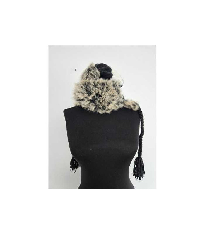 Cacioula dama tricotata model cu ciucure si blanita