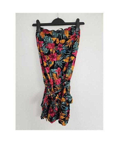 Salopeta dama cu print floral multicolor Select