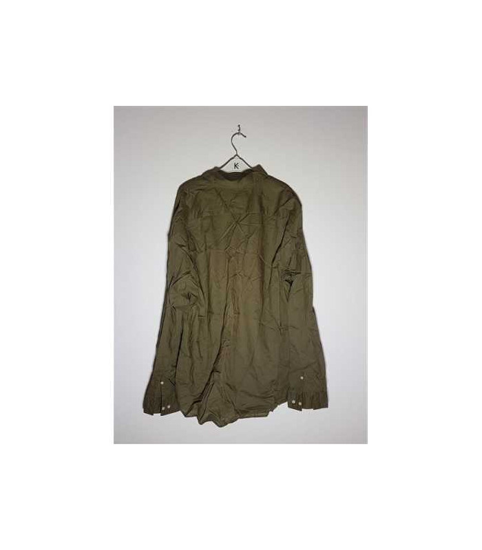 Camasa pentru barbati cu maneca lunga culoare kaki H&M