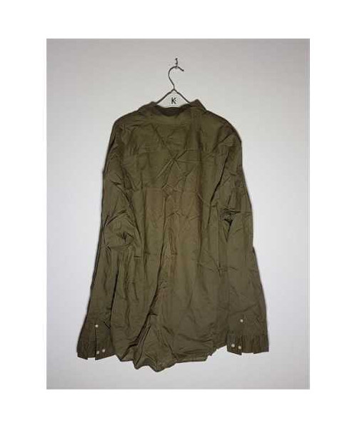 Camasa pentru barbati cu maneca lunga culoare kaki H&M