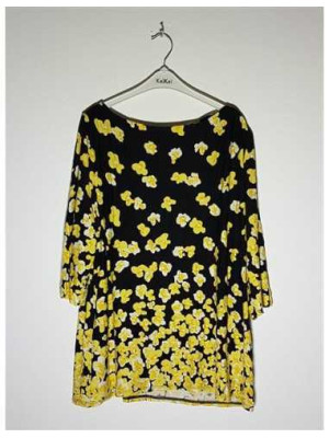 Bluzita dama cu print floral colorat 2