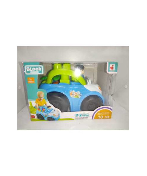 Masinuta decapotabila 10 piese Block