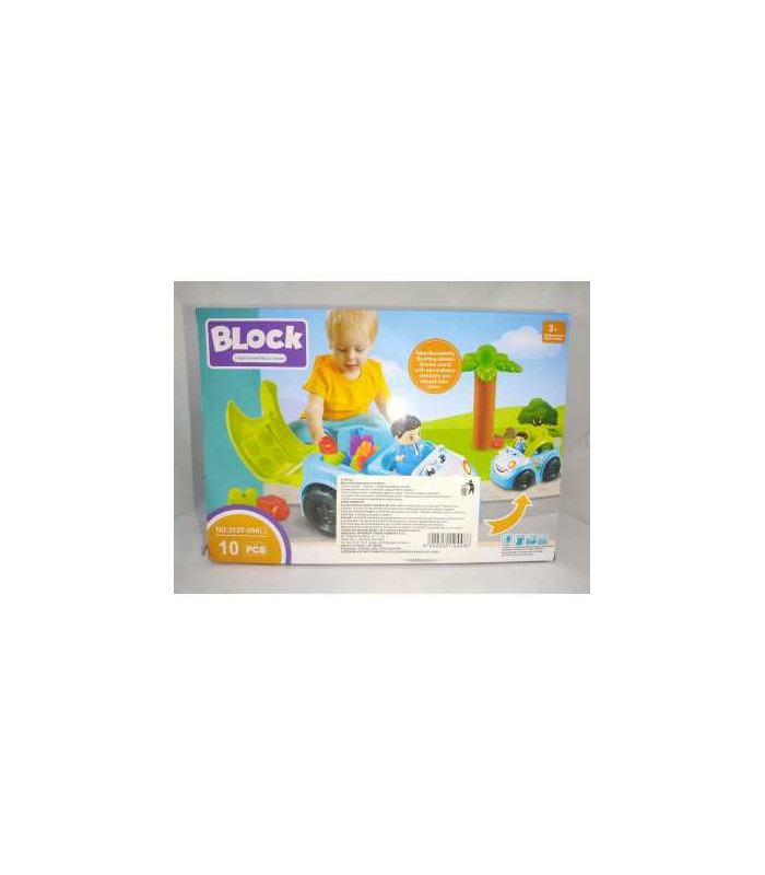 Masinuta decapotabila 10 piese Block