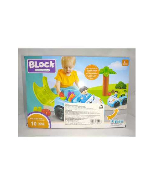 Masinuta decapotabila 10 piese Block