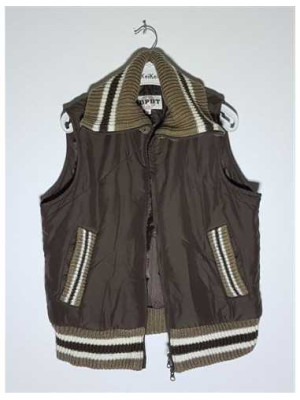 Vesta dama cu guler tricotat IDPDT