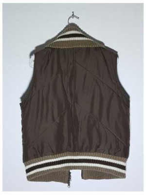 Vesta dama cu guler tricotat IDPDT 2