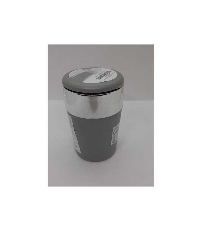 Scrumiera auto tip pahar, deschidere cu un singur clic gri