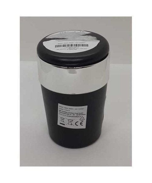 Scrumiera auto tip pahar, deschidere cu un singur clic negru