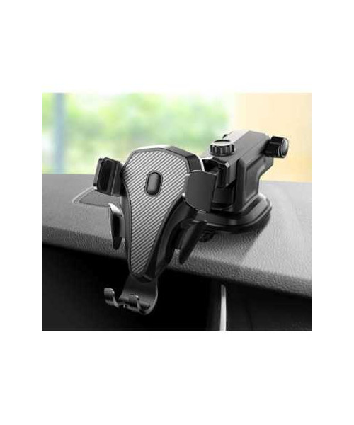 Suport auto pentru telefon, cu ventuza extensibila,pe parbriz sau grila de ventilare, reglabil, universal