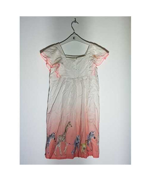 Rochita de vara cu volane si imprimeu animalute H&M