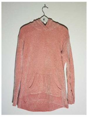 Pulover calduros pentru copii model cu buzunare si gluga C&A