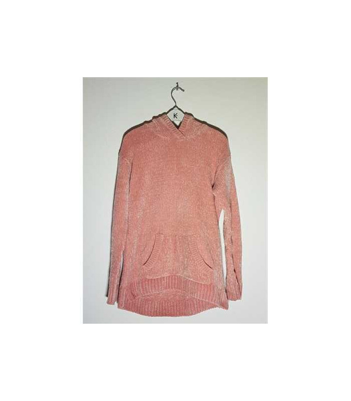 Pulover calduros pentru copii model cu buzunare si gluga C&A