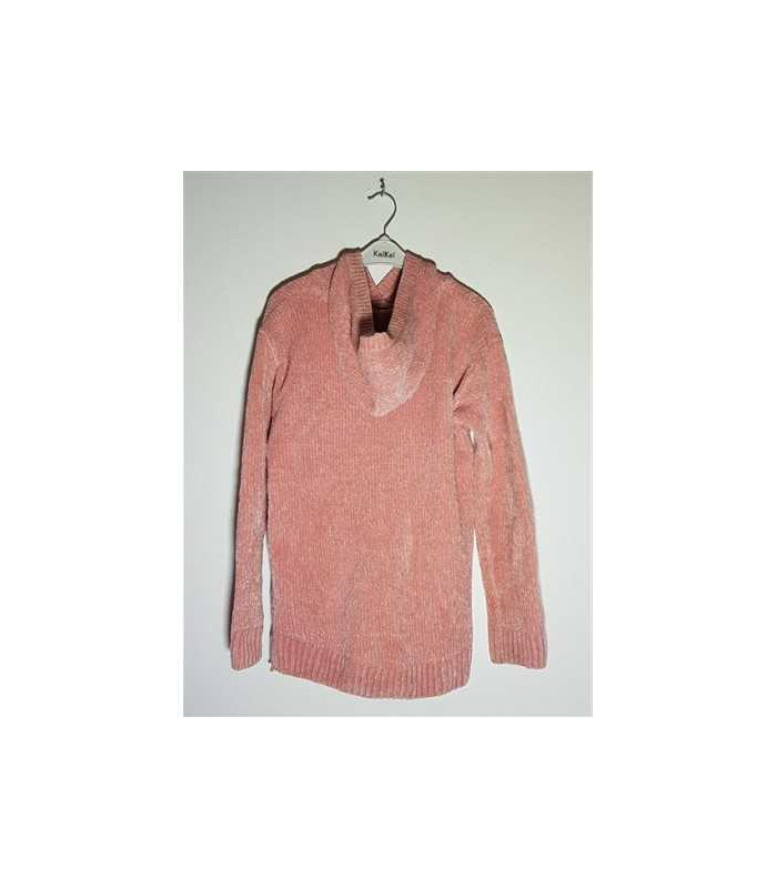 Pulover calduros pentru copii model cu buzunare si gluga C&A