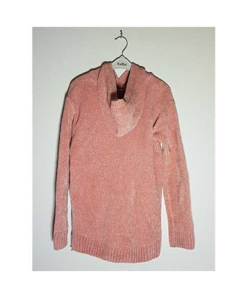 Pulover calduros pentru copii model cu buzunare si gluga C&A