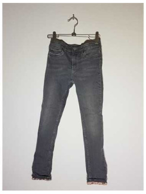 Pantaloni Jeans cu aspect usor decolorat Denim