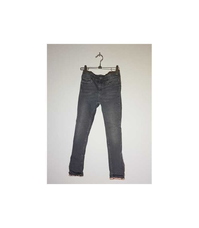 Pantaloni Jeans cu aspect usor decolorat Denim
