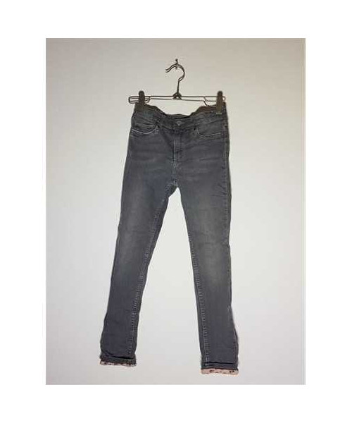 Pantaloni Jeans cu aspect usor decolorat Denim