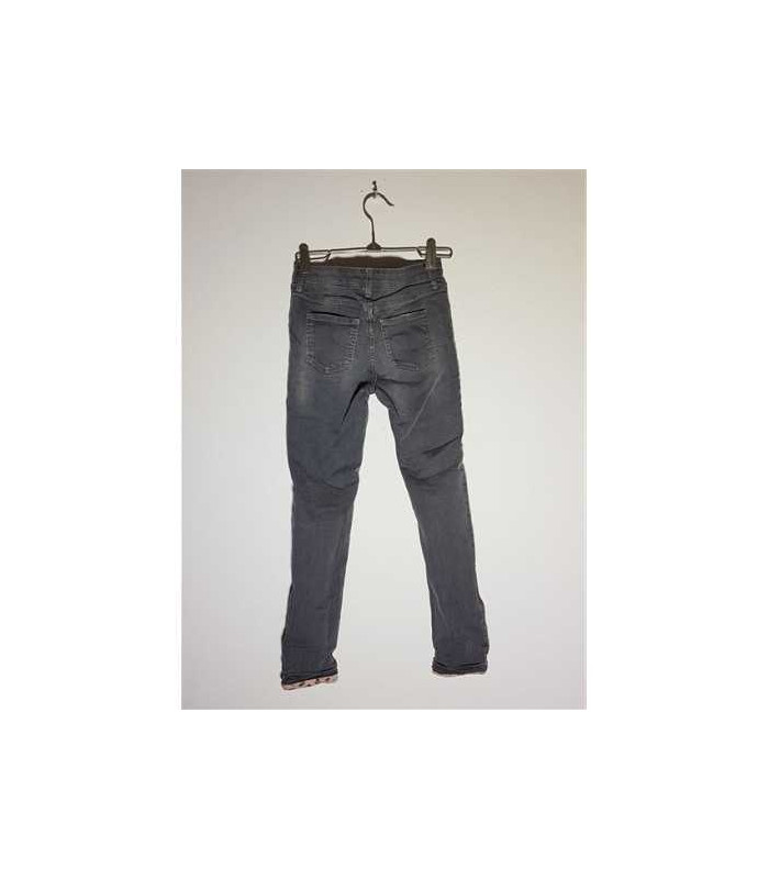 Pantaloni Jeans cu aspect usor decolorat Denim