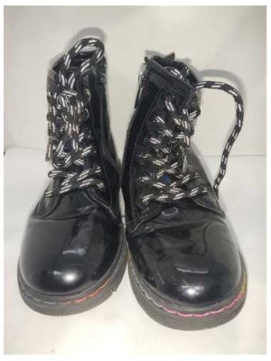 Ghete pentru fetite model lacuit Nelli Blu marime 30