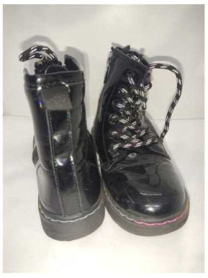 Ghete pentru fetite model lacuit Nelli Blu marime 30 2