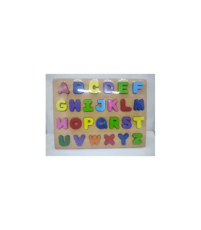 Puzzle din lemn Alfabet 26 litere