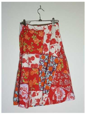 Fustita dama cu aspect floral multicolor DANIEL HECHTER 2