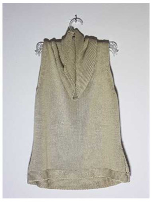 Vesta dama tricotata model cu guler rasucit Own Label