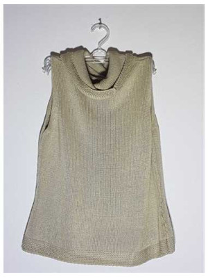 Vesta dama tricotata model cu guler rasucit Own Label 2