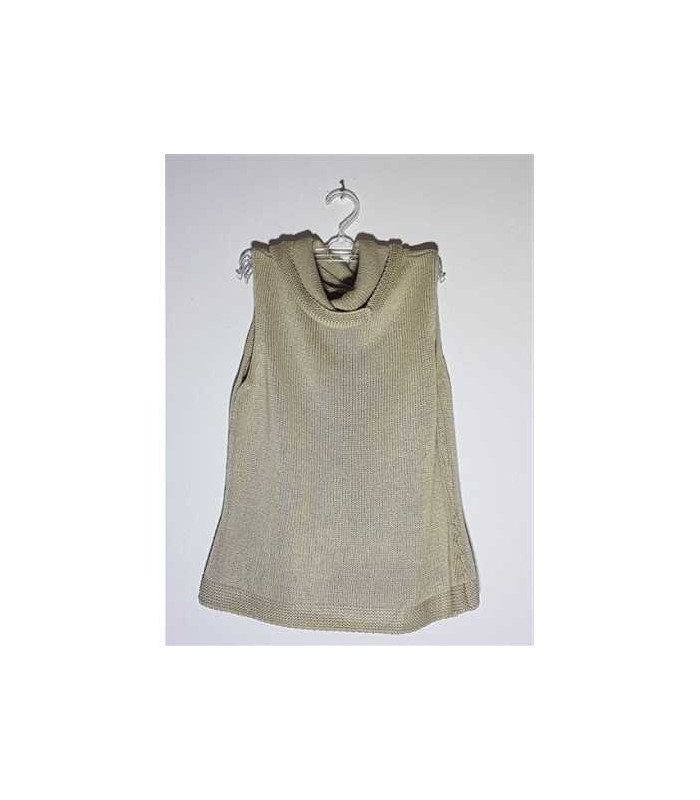 Vesta dama tricotata model cu guler rasucit Own Label